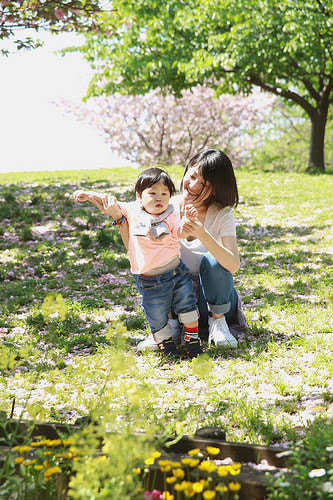 ファミリーフォト 撮影場所 代官山、西郷山公園