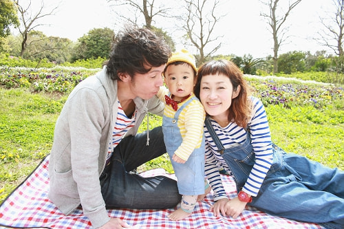 葛西臨海公園 家族写真