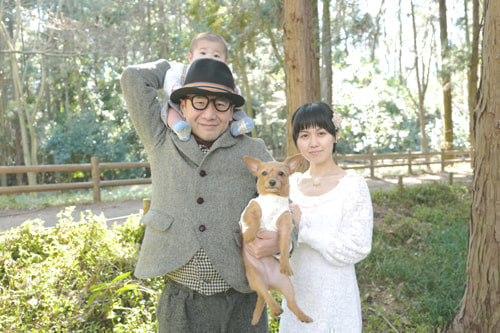 ブライダル(エンゲージメントフォト)写真 撮影場所 大和市(森) 家族写真４