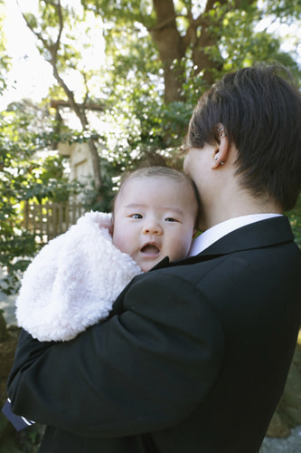 お宮参り写真 撮影場所 横浜 伊勢山皇大神宮 男の子２
