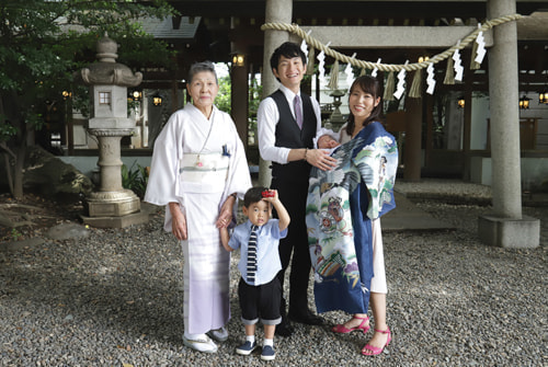 お宮参り写真 撮影場所 川越氷川神社２
