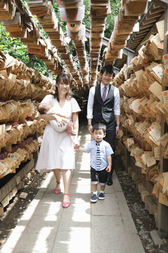 お宮参り写真 撮影場所 川越氷川神社１８