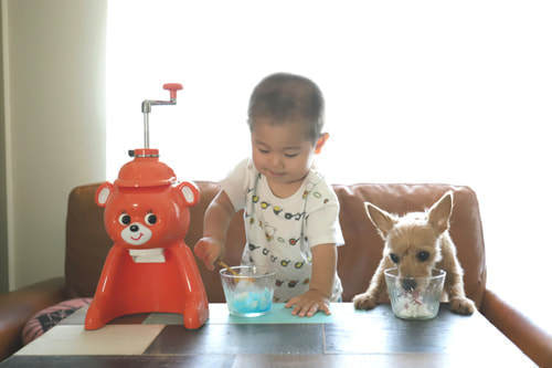 きょろちゃん、カキ氷