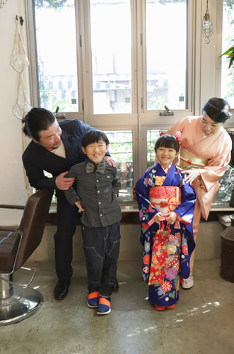 七五三写真 撮影場所 美容室９