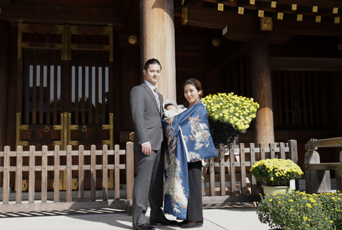 お宮参り写真 撮影場所 寒川神社１９