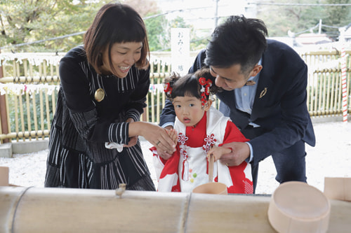七五三写真 撮影場所 師岡熊野神社