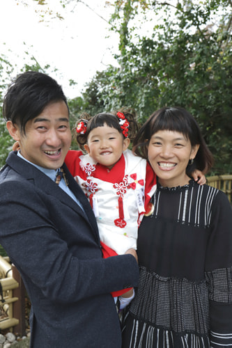 七五三写真 撮影場所 師岡熊野神社１９