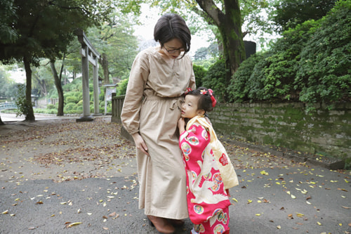 七五三写真 撮影場所 根津神社