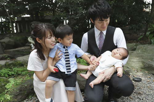 お宮参り写真