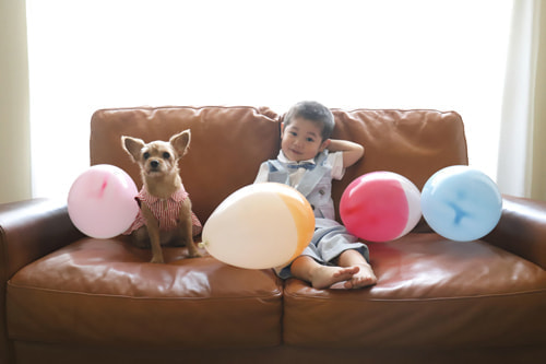 3歳バースデーフォト