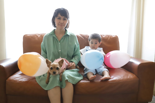 3歳バースデーフォト