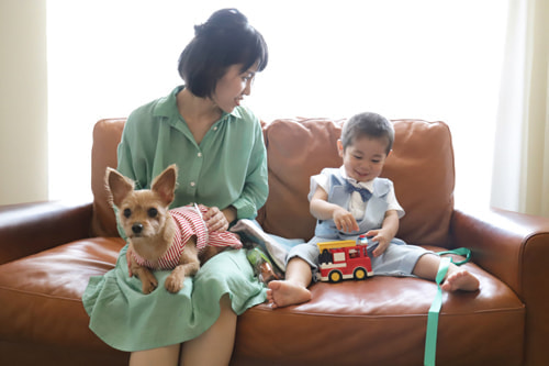 3歳バースデーフォト