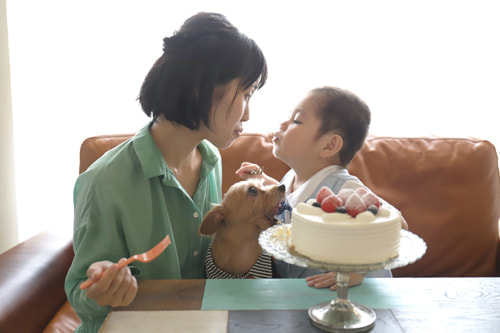 3歳バースデーフォト