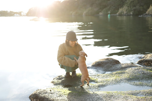 家族で油壷へ(油壺験潮場)